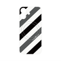 プレミアムパネル with MagSafe［ Big Stripe - Black × Gray ］