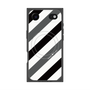 プレミアムパネル with MagSafe［ Big Stripe - Black × Gray ］