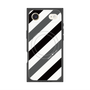 プレミアムパネル with MagSafe［ Big Stripe - Black × Gray ］