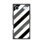 プレミアムパネル with MagSafe［ Big Stripe - Black × Gray ］