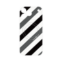プレミアムパネル with MagSafe［ Big Stripe - Black × Gray ］
