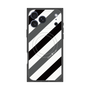 プレミアムパネル with MagSafe［ Big Stripe - Black × Gray ］