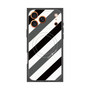 プレミアムパネル with MagSafe［ Big Stripe - Black × Gray ］
