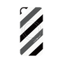 プレミアムパネル with MagSafe［ Big Stripe - Black × Gray ］