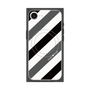 プレミアムパネル with MagSafe［ Big Stripe - Black × Gray ］