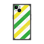 プレミアムパネル with MagSafe［ Big Stripe - Green × Yellow ］