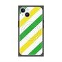 プレミアムパネル with MagSafe［ Big Stripe - Green × Yellow ］