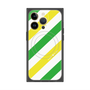 プレミアムパネル with MagSafe［ Big Stripe - Green × Yellow ］