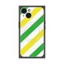 プレミアムパネル with MagSafe［ Big Stripe - Green × Yellow ］
