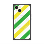 プレミアムパネル with MagSafe［ Big Stripe - Green × Yellow ］