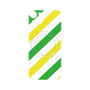 プレミアムパネル with MagSafe［ Big Stripe - Green × Yellow ］