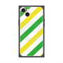 プレミアムパネル with MagSafe［ Big Stripe - Green × Yellow ］