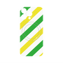 プレミアムパネル with MagSafe［ Big Stripe - Green × Yellow ］