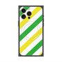 プレミアムパネル with MagSafe［ Big Stripe - Green × Yellow ］