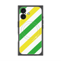 プレミアムパネル with MagSafe［ Big Stripe - Green × Yellow ］