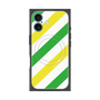 プレミアムパネル with MagSafe［ Big Stripe - Green × Yellow ］