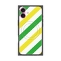 プレミアムパネル with MagSafe［ Big Stripe - Green × Yellow ］