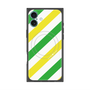 プレミアムパネル with MagSafe［ Big Stripe - Green × Yellow ］