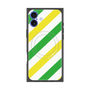 プレミアムパネル with MagSafe［ Big Stripe - Green × Yellow ］