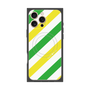 プレミアムパネル with MagSafe［ Big Stripe - Green × Yellow ］