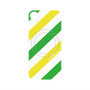 プレミアムパネル with MagSafe［ Big Stripe - Green × Yellow ］