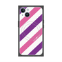 プレミアムパネル with MagSafe［ Big Stripe - Purple × Pink ］