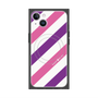 プレミアムパネル with MagSafe［ Big Stripe - Purple × Pink ］