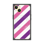 プレミアムパネル with MagSafe［ Big Stripe - Purple × Pink ］