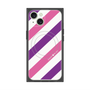 プレミアムパネル with MagSafe［ Big Stripe - Purple × Pink ］