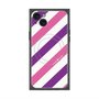 プレミアムパネル with MagSafe［ Big Stripe - Purple × Pink ］