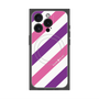 プレミアムパネル with MagSafe［ Big Stripe - Purple × Pink ］