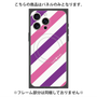 プレミアムパネル with MagSafe［ Big Stripe - Purple × Pink ］