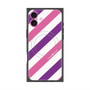 プレミアムパネル with MagSafe［ Big Stripe - Purple × Pink ］
