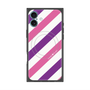 プレミアムパネル with MagSafe［ Big Stripe - Purple × Pink ］
