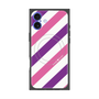 プレミアムパネル with MagSafe［ Big Stripe - Purple × Pink ］
