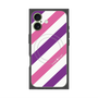 プレミアムパネル with MagSafe［ Big Stripe - Purple × Pink ］