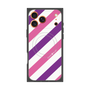 プレミアムパネル with MagSafe［ Big Stripe - Purple × Pink ］