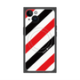 プレミアムパネル with MagSafe［ Big Stripe - Red × Black ］
