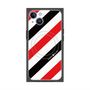 プレミアムパネル with MagSafe［ Big Stripe - Red × Black ］