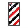 プレミアムパネル with MagSafe［ Big Stripe - Red × Black ］