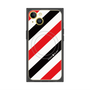 プレミアムパネル with MagSafe［ Big Stripe - Red × Black ］