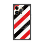 プレミアムパネル with MagSafe［ Big Stripe - Red × Black ］