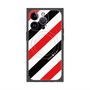 プレミアムパネル with MagSafe［ Big Stripe - Red × Black ］