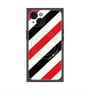 プレミアムパネル with MagSafe［ Big Stripe - Red × Black ］