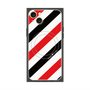 プレミアムパネル with MagSafe［ Big Stripe - Red × Black ］