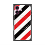 プレミアムパネル with MagSafe［ Big Stripe - Red × Black ］