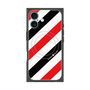 プレミアムパネル with MagSafe［ Big Stripe - Red × Black ］