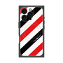 プレミアムパネル with MagSafe［ Big Stripe - Red × Black ］