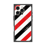 プレミアムパネル with MagSafe［ Big Stripe - Red × Black ］