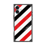 プレミアムパネル with MagSafe［ Big Stripe - Red × Black ］